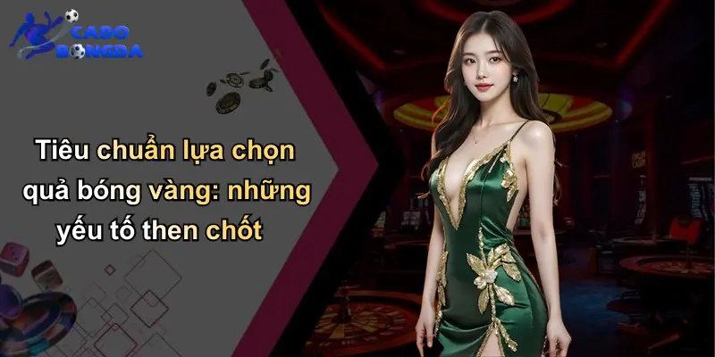 Tiêu chuẩn lựa chọn quả bóng vàng: những yếu tố then chốt