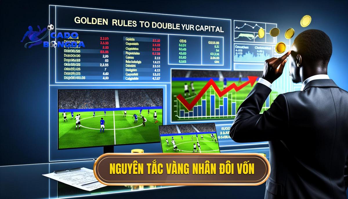 Bí kíp nhân đôi vốn từ cá cược bóng đá: Chiến lược thông minh để thắng lớn 3 Các nguyên tắc vàng để nhân đôi vốn