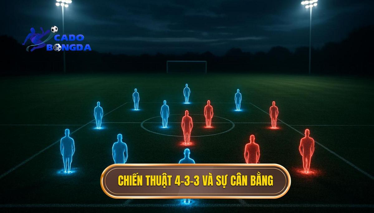 Chiến thuật bóng đá 4-3-3 hiệu quả: Phân tích chuyên sâu từ A đến Z 2 Nền tảng của Chiến thuật 4-3-3_ Sự cân bằng Tam giác