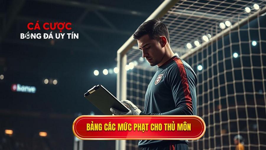Bảng tổng hợp các mức phạt dành cho thủ môn