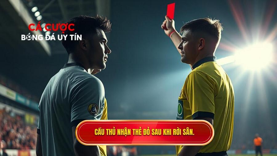 Những trường hợp cầu thủ rời sân nhưng vẫn nhận thẻ đỏ nổi tiếng lịch sử