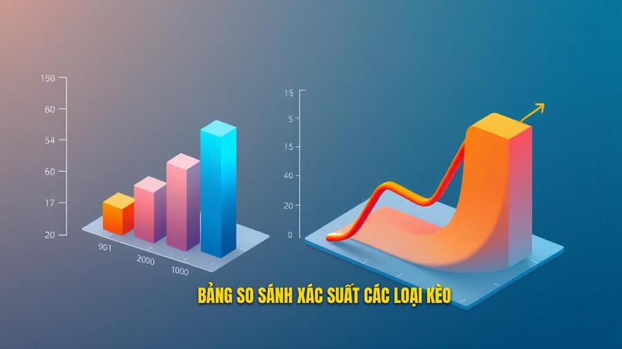Bảng so sánh xác suất và độ khó của các loại kèo phổ biến