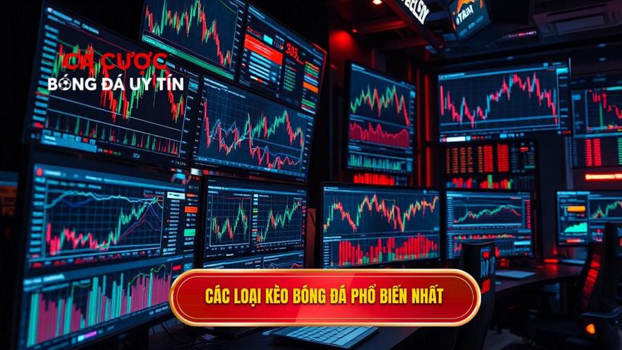 Các loại kèo phổ biến cần theo dõi liên tục